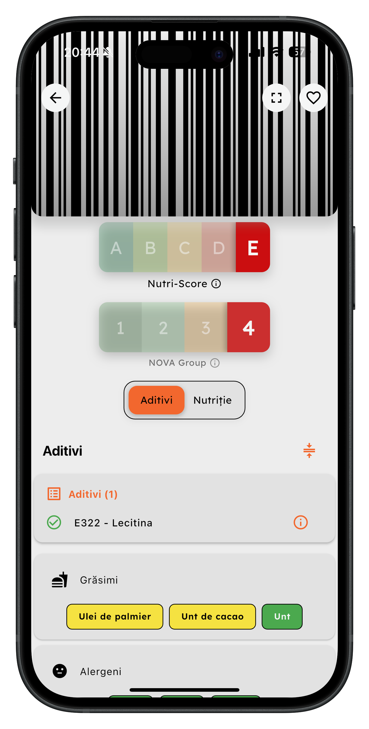 See additives and nutrition